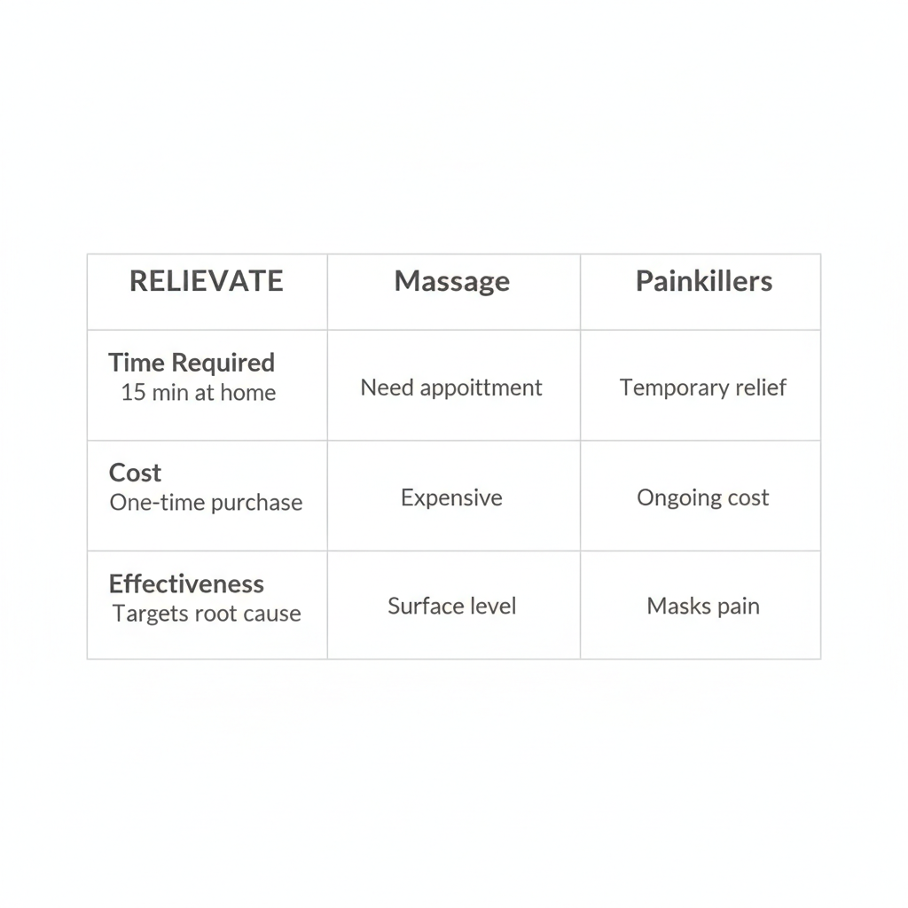 RELIEVATE EMS Neck & Shoulder Massager with Heat for Pain Relief & Relaxation